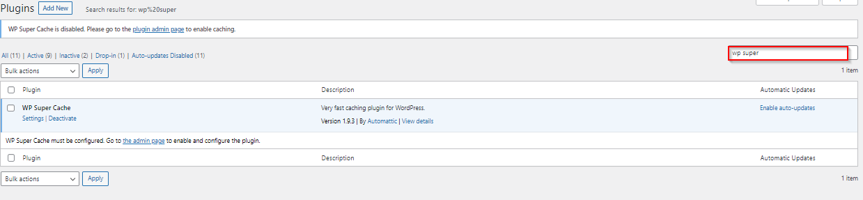 Wordpress Plugin Settings