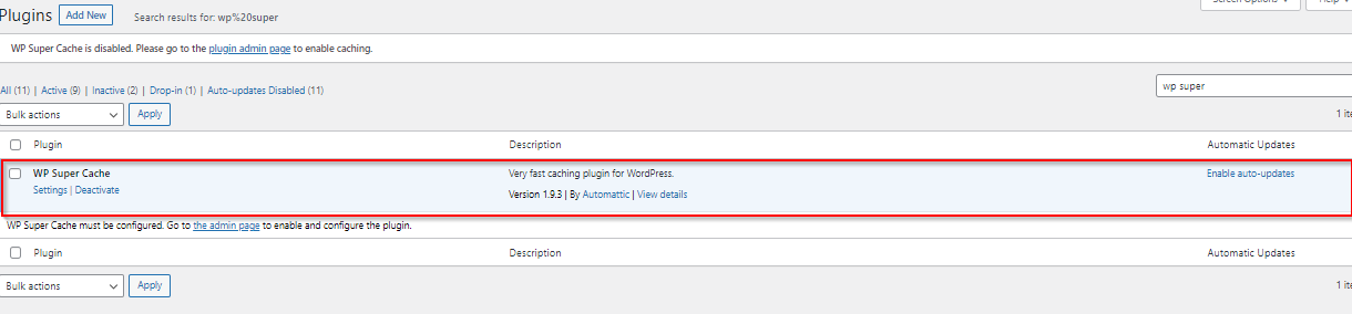 Wordpress Plugin Settings